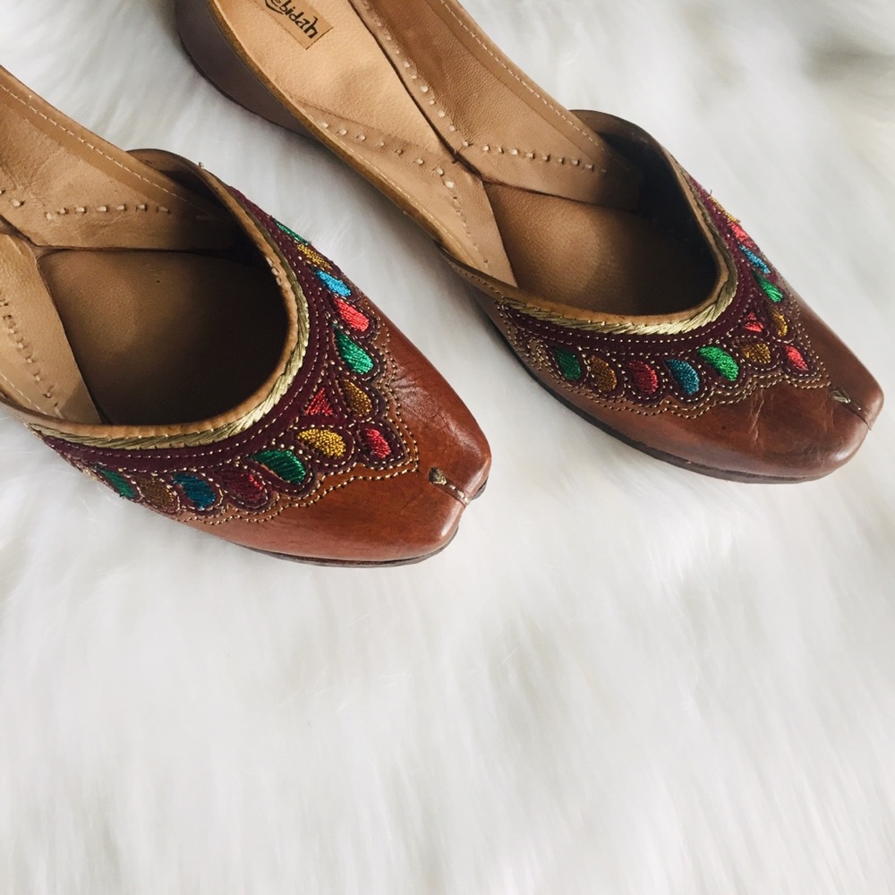 Handmade leather flats - Picture 5 of 7
